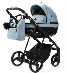 Детская коляска Adamex Quantum 2 в 1 Q-TK101 (СЕРО-ГОЛУБОЙ) 1271071683 - фото 28810