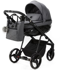 Детская коляска Adamex Quantum 2 в 1 Q-TK57 TIP (Т.СЕРЫЙ) 273937056 - фото 28929