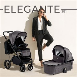 Детская коляска Sweet Baby Elegante 2 в 1 GL Grey 879543236 - фото 29021