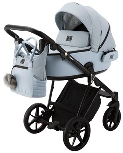 Детская коляска Adamex Porto 2 в 1 PO-PS24 (ГОЛУБОЙ +ГОЛУБ.КОЖА) 1172466840 - фото 32001