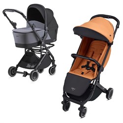 Детская коляска Anex Air-X Travel Cot 2 в 1 toffee/black 433078588 - фото 32831