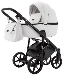 Детская коляска Adamex Nola Deluxe 2 в 1 N-SA01 (БЕЛАЯ КОЖА) 1084500544 - фото 33374