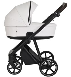 Детская коляска Roan Sol Кожа 2 в 1 RSL/2024 White/Black/руч.Тем.коричневый 1641277284 - фото 36192