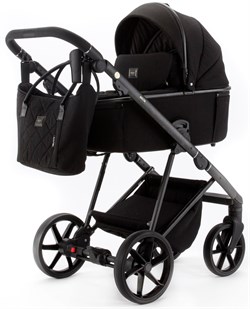 Детская коляска Adamex Delta Natura 2 в 1 DN-11-CARBON (ЧЕРНЫЙ) 1749284564 - фото 36817