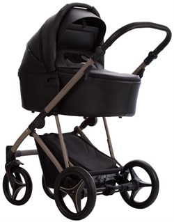 Детская коляска Bebetto Pelpasso Pro 2 в 1 03 черная кожа 1927155680 - фото 37601