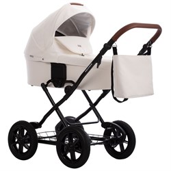 Детская коляска Bebetto Aquarius Pro 2 в 1 01 белая кожа 726832185 - фото 37615