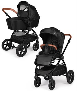 Детская коляска 2 в 1 Tomix Walker LUX BLACK+SHINNY BLACK 139036194 - фото 37649