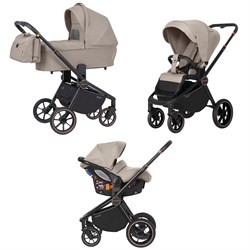 Коляска 3 в 1 Carrello Epica CRL-8511/1 Almond Beige 1305636701 - фото 38039