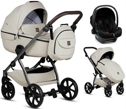 Детская коляска Tutis Uno 5 Plus Leather collection 3 в 1 1402168 Black Sesame 270322801 - фото 40068