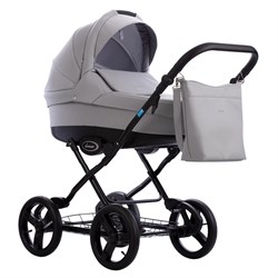 Детская коляска AroTeam Cocoline Prima 3 в 1 03 серая кожа 1639739812 - фото 40555