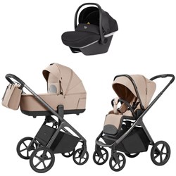 Коляска Carrello Vector 2025 CRL-6551 Nova DK791 Grey Line 3 в 1 Mellow Beige 324660634 - фото 41133