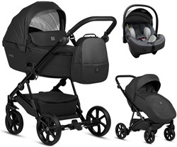 Детская коляска Tutis Viva 5 Plus Leather 2024 3 в 1 с автокреслом Elo Lux EduSky Grey 1452699 Black 576746244 - фото 41577