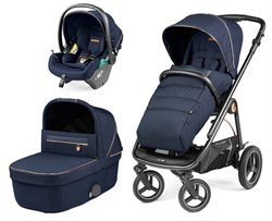 Коляска 3 в 1 Peg Perego Veloce TC Lounge Blue Shine 1716242977 - фото 41685