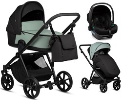 Детская коляска Tutis Mio 3 Plus Essential Кожа 3 в 1 039 Sage 686860805 - фото 42441