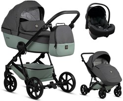 Детская коляска Tutis Viva 5 Plus Essential 2024 3 в 1 с автокреслом Elo Lux EduSky Black 1452039 Sage 1375633570 - фото 43068