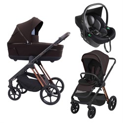 Детская коляска Espiro Miloo 3 в 1 2025 208 exellent chocolate/Чёрный (Black 110) 792863831 - фото 51947