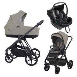 Детская коляска Espiro Miloo 3 в 1 2025 217 cashmere gray/Чёрный (Black 110) 1776837185 - фото 51953