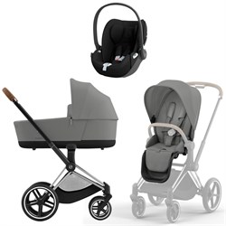 Коляска 3 в 1 Cybex Priam IV Chrome Brown complete и автокресло Cloud T i-Size Sepia Black Mirage Grey 417694330 - фото 52624
