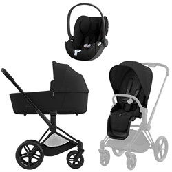 Коляска 3 в 1 Cybex Priam IV Matt Black complete и автокресло Cloud T i-Size Sepia Black Sepia Black 772355907 - фото 52829