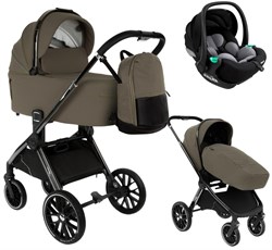 Детская коляска Pituso Mayla Luxury 3 в 1 с автокреслом Baesa Mocca 582459501 - фото 53509