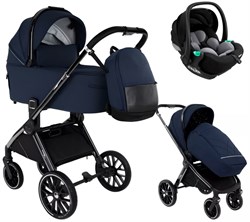 Детская коляска Pituso Mayla Luxury 3 в 1 с автокреслом Baesa Moonless Mood 278144095 - фото 53536