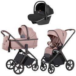Коляска Carrello Vector CRL-6550 Nova DK791 Grey Line 3 в 1 Cupcake Beige 1553550681 - фото 54101