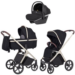 Коляска Carrello Vector CRL-6550 Nova DK791 Grey Line 3 в 1 Pearl Black 1300975101 - фото 54218