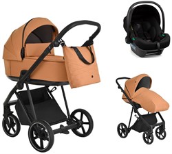Детская коляска Roan Sol 3 в 1 с автокреслом Tutis Elo Lux Black RSL/1014 Cinnamon 1168422500 - фото 54366