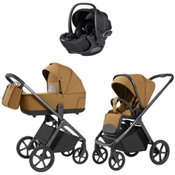 Коляска Carrello Vector 2025 CRL-6551 Vega Absolute Black 3 в 1 Golden Beige 2128481742 - фото 54396