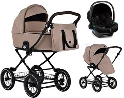 Детская коляска Roan Bass Next Classic d12 3 в 1 с автокреслом Tutis Elo Lux Black RCL266/1 Amber 941991464 - фото 54577