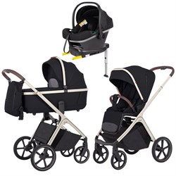 Коляска Carrello Vector CRL-6550 Nova DK791 Grey Line с базой Isofix 3 в 1 Pearl Black 1565969342 - фото 54764