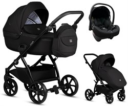 Детская коляска Tutis Uno 5 Plus Essential collection 3 в 1 с автокреслом Elo Lux EduSky Black 1402100 Charcoal 630070302 - фото 55379