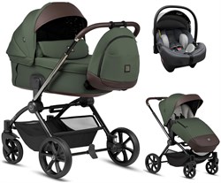 Детская коляска Tutis Gio Plus 3 в 1 с автокреслом Elo Lux EduSky Grey 1552176 Muschino 872832821 - фото 55604