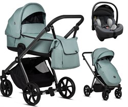 Детская коляска Tutis Mio 3 Plus Essential 3 в 1 с автокреслом Elo Lux EduSky Grey 1502243 Turquoise 1539808050 - фото 55915