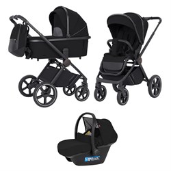 Коляска 3 в 1 Carrello Ultimo CRL-6519 Sable Black 1273479508 - фото 56198