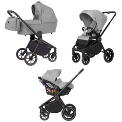 Коляска 3 в 1 Carrello Epica CRL-8511/1 Silver Grey 1596167806 - фото 56821