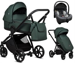 Детская коляска Tutis Mio 3 Plus Essential 3 в 1 с автокреслом Elo Lux EduSky Grey 1502240 Pacific green 713568807 - фото 58112