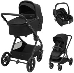Коляска детская Maxi-Cosi Oxford Plus 3 в 1 с автокреслом CabrioFix Essential black 1978390110 PlusTwillic Black/Черный 1360285717 - фото 58605
