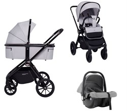 Детская коляска Sweet Baby Vento Black 3 в 1 Grey 611691873 - фото 58720