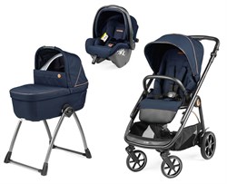 Коляска 3 в 1 Peg Perego Veloce Belvedere SLK Blue Shine 1175704672 - фото 59913