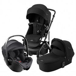 Детская коляска 3 в 1 Britax Roemer Smile 5Z + BABY-SAFE PRO Classic Space Black/Deep Black 450291264 - фото 59942