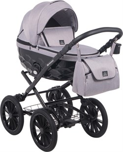 Детская коляска Adamex Chantal Retro 3 в 1 C202 (св.серый ) 182448286 - фото 61926