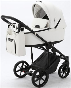 Детская коляска Adamex Zico Deluxe 3 в 1 Z-SA01 БЕЛ.КОЖА 1340806062 - фото 62684