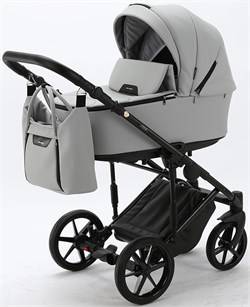 Детская коляска Adamex Zico Deluxe 3 в 1 Z-SA03 СВ.СЕР. КОЖА 736639040 - фото 62692