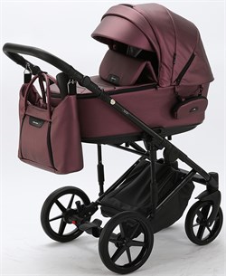 Детская коляска Adamex Zico Deluxe 3 в 1 Z-SM08 Т.СИРЕН.ПЕРЛ КОЖА 561886129 - фото 62723