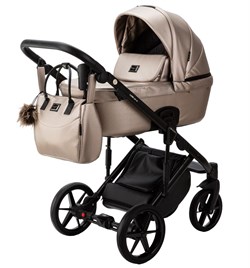Детская коляска Adamex Lumi Air Deluxe 3 в 1 L-SM06 (БЕЖЕВАЯ ПЕРЛ. КОЖА) 1552893417 - фото 64234