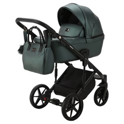 Детская коляска Adamex Lumi Air Deluxe 3 в 1 L-SM15 (Т.ЗЕЛЕНАЯ ПЕРЛ. КОЖА) 637735612 - фото 64270