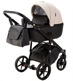 Детская коляска Adamex Nola Deluxe 3 в 1 N-SD110 (СВ.БЕЖ.КОЖА + ЧЕРН.КОЖА) 201109757 - фото 64648