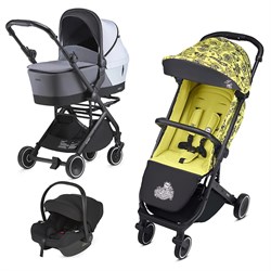 Детская коляска Anex Air-X Travel Cot Cosmo 3 в 1 woo/gray/black 1497275149 - фото 71835