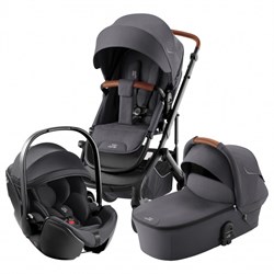 Детская коляска 3 в 1 Britax Roemer Smile 5Z + BABY-SAFE PRO Classic Midnight Grey/Deep Black 794880991 - фото 73864